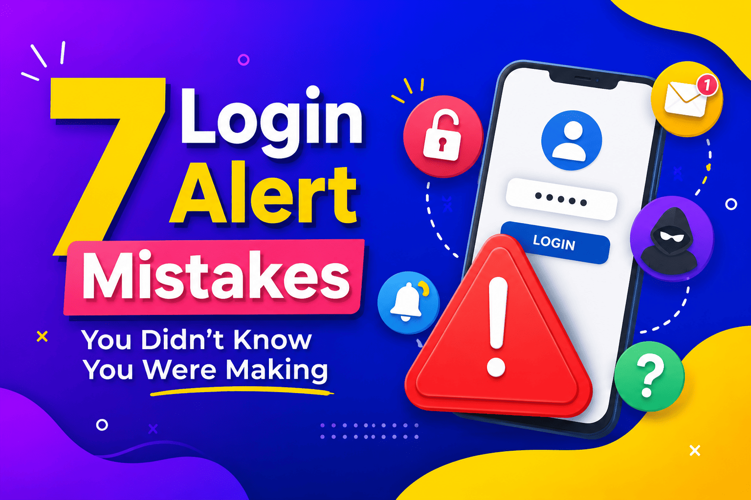 7 Login Alert Mistakes You Didn't Know You Were Making