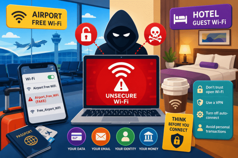 The Real Dangers of Hotel and Airport Wi-Fi for Travelers