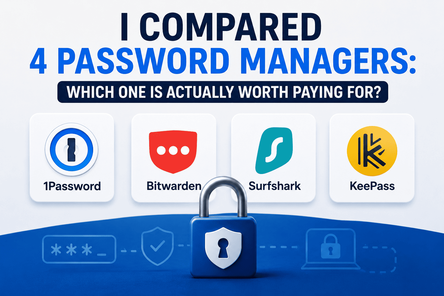 best 4 Password Managers Which One Is Actually Worth Paying For